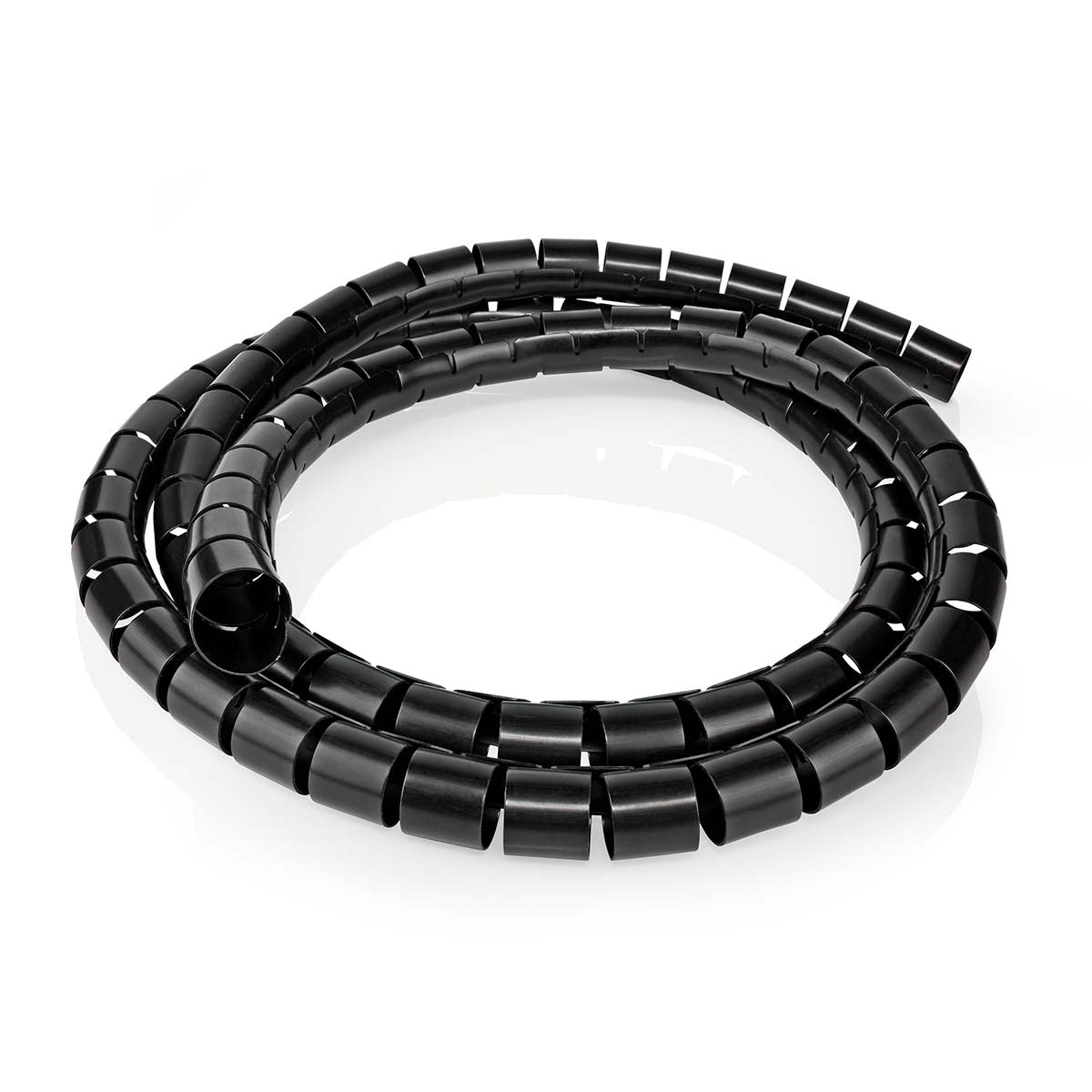 Cable Management | Spiral sleeve | 1 pc. | Maximum cable thickness: 32 mm | PE | Black