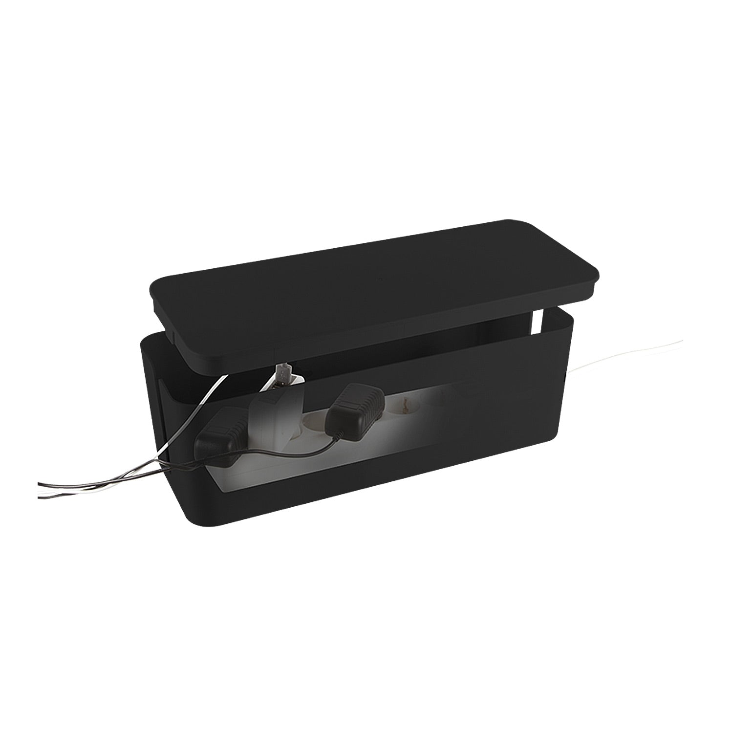 Cable box - Cable hide L Black