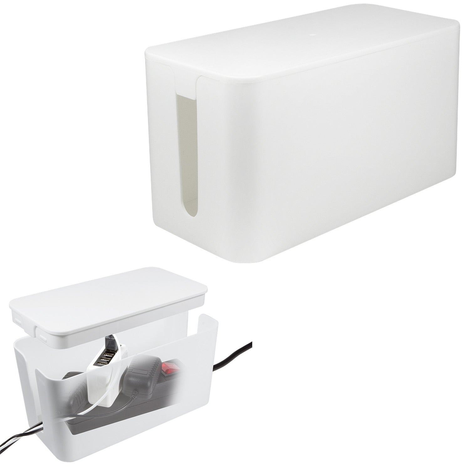 Cable box - Cable hide S White