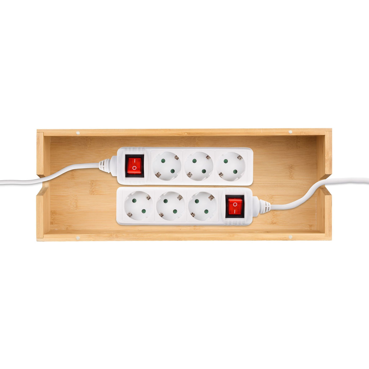 Cable box in bamboo