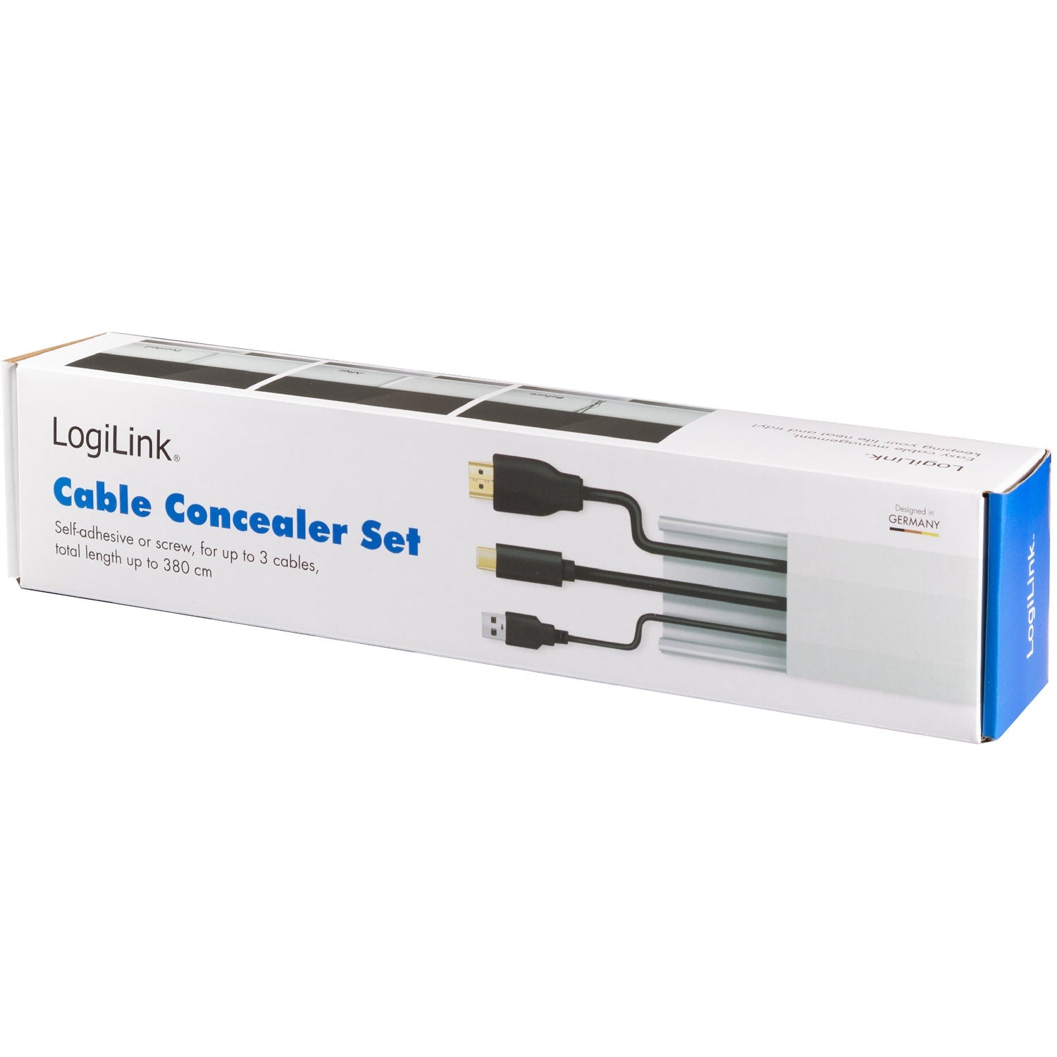 Cable channel kit 67 parts White