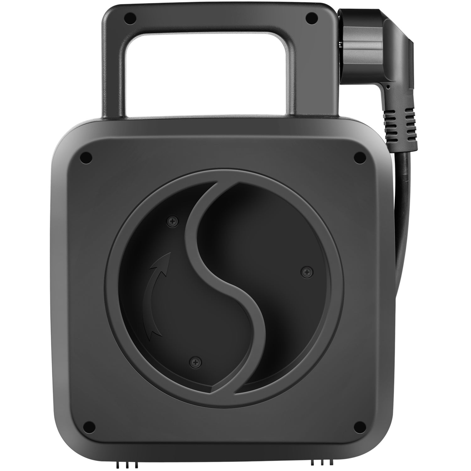 Cable reel 5 meters 4 grounded sockets + USB-A/USB-C 20W IP20