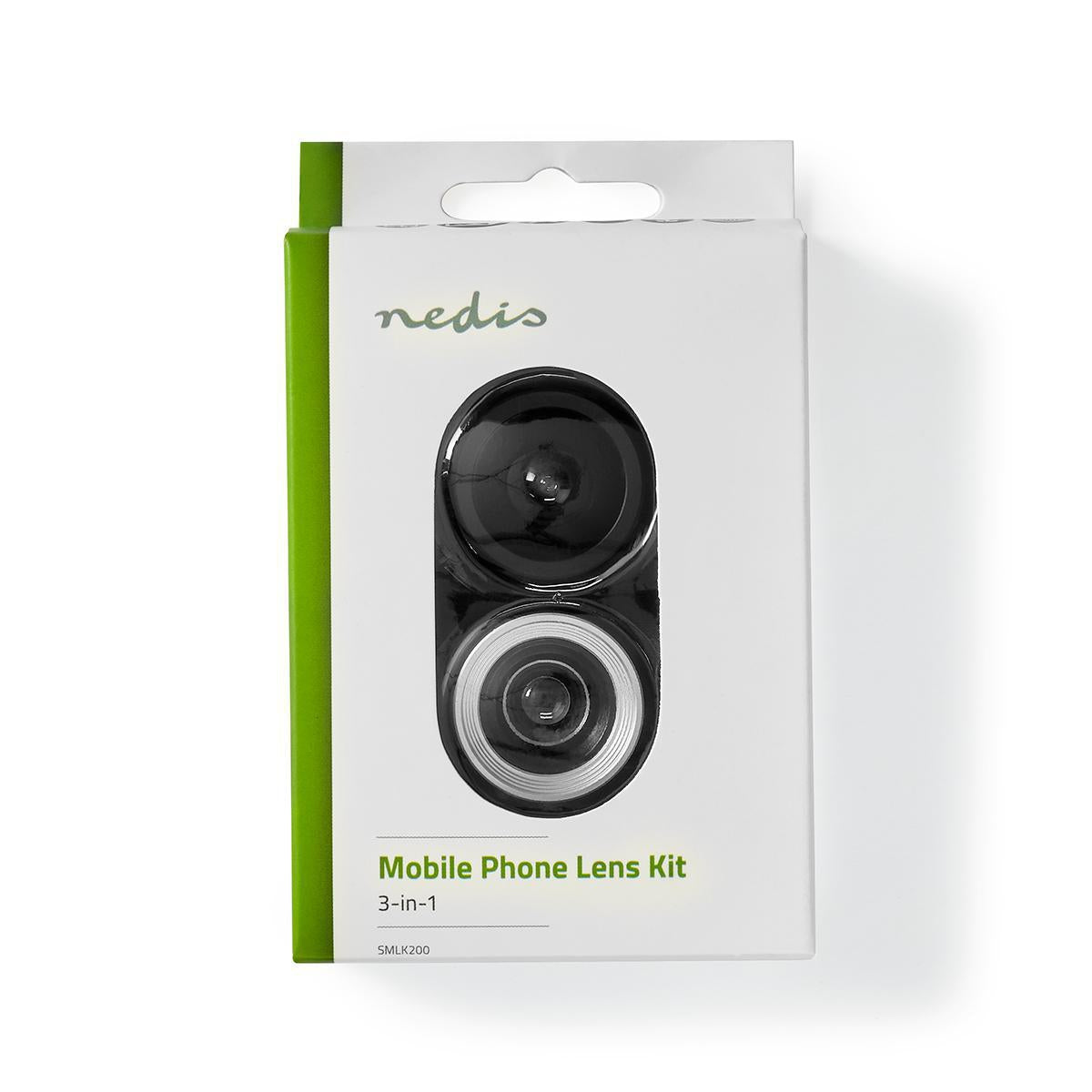 Camera Lens Kit | Used for: Smartphone / Tablet | 3-in-1 | Lens Type: Fish Eye / Macro / Wide Angle | Screw and plug