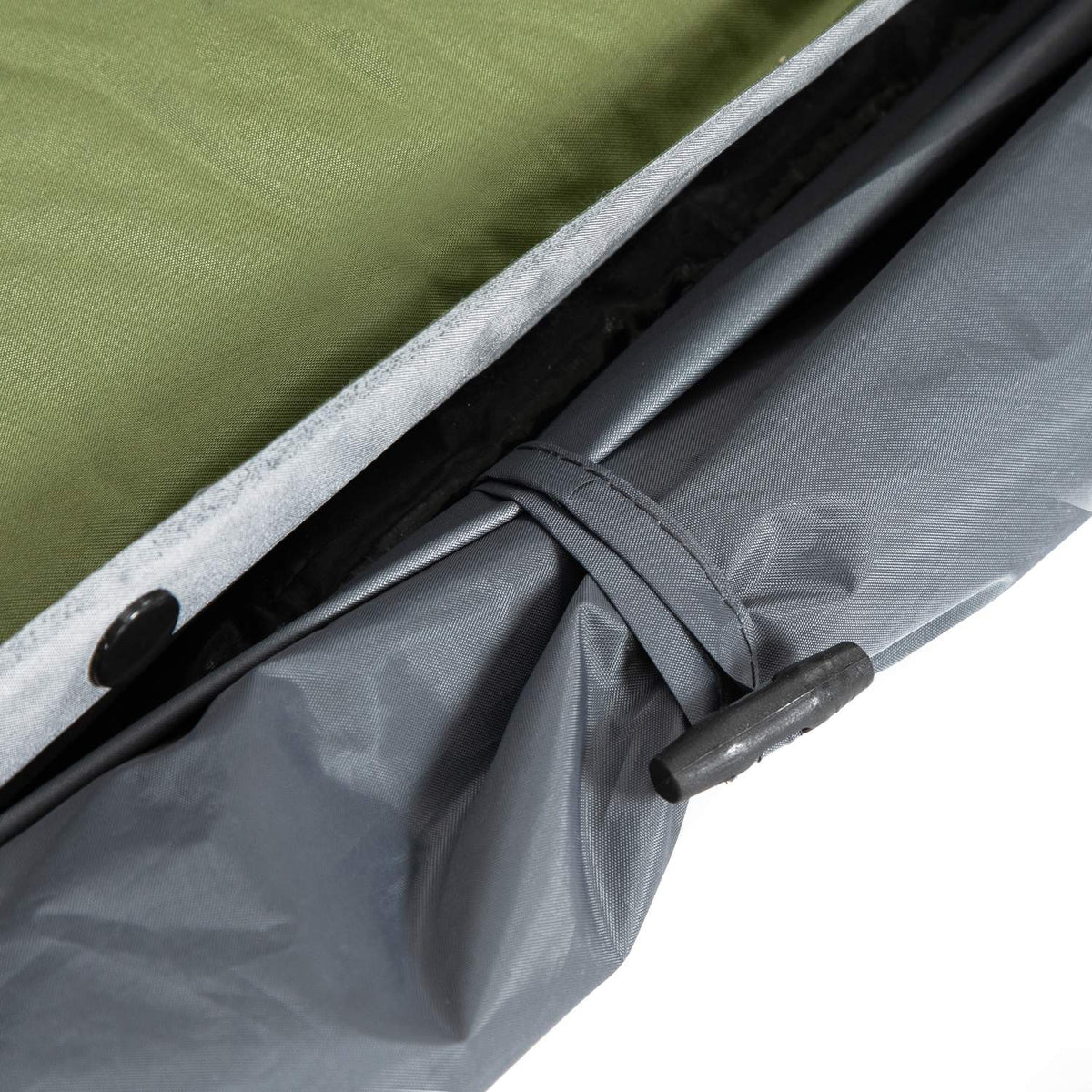 Camping Bed Dome Tent 2 Person Air Mattress Gray 200X146X159Cm