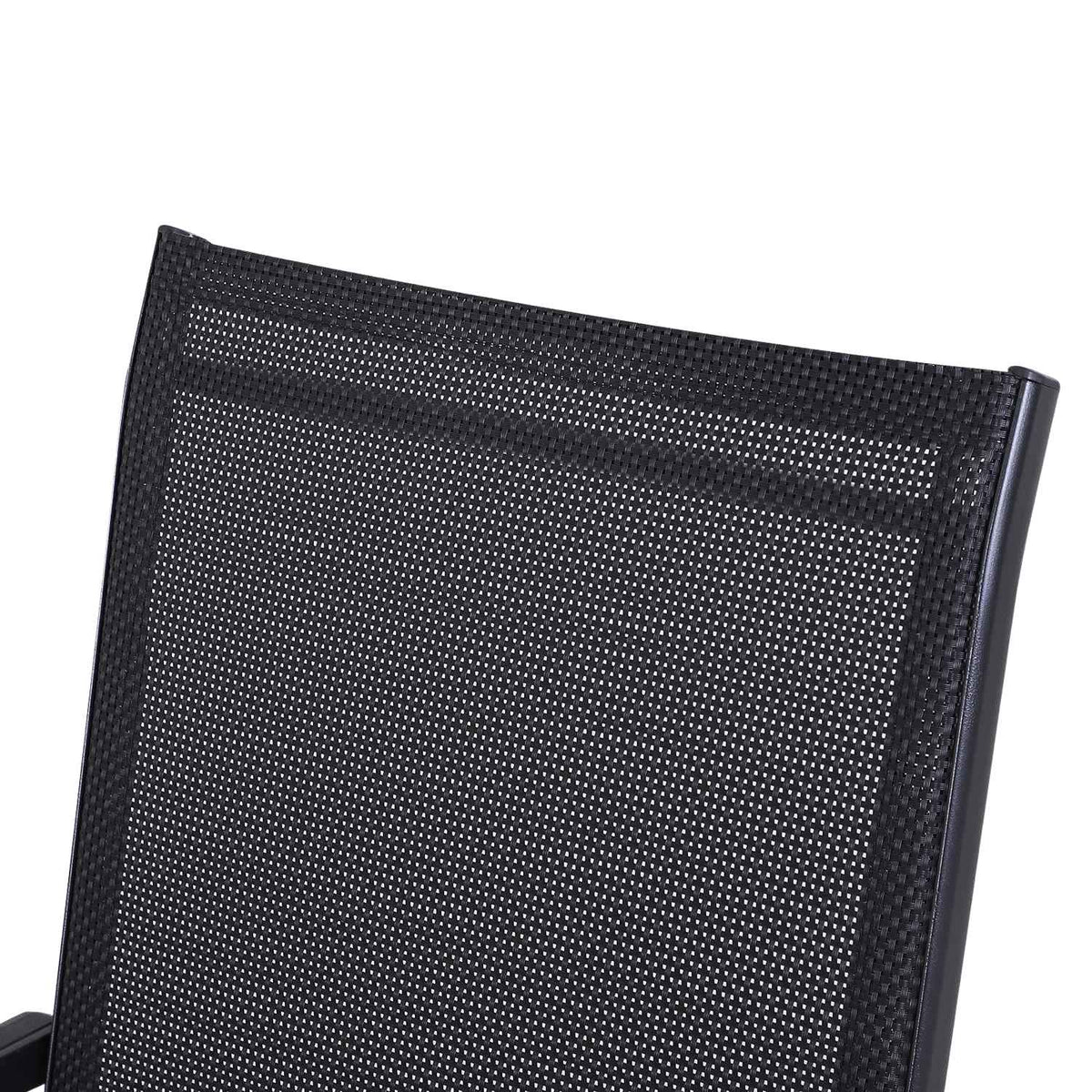 Camping Chairs Set Of 2 Folding Chair Armrest Fishing Chair Metal Black 58X64X94Cm