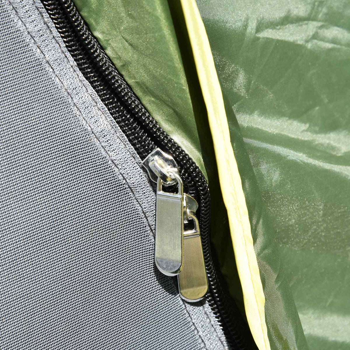 Camping Tent Double Tent Outdoor Tent For 2 Adults + 1 Child, 4 Seasons, Waterproof, 210X210X140Cm