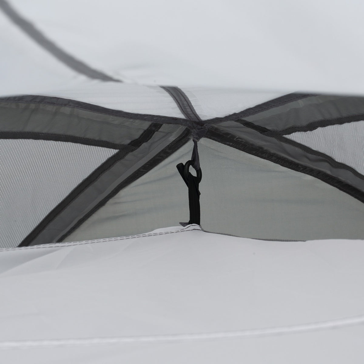 Camping Tent For 2-3 People Dome Tent With Door, Mesh Window, Transport Bag, Pu2000Mm, Grey