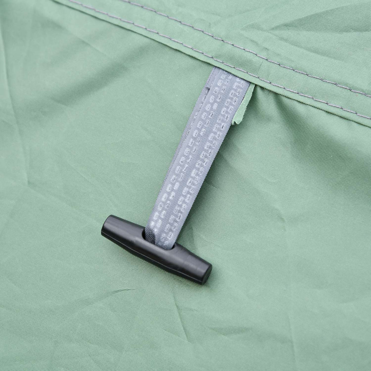 Camping Tent For 4-5 People Dome Tent With Pegs, Polyester & B3 Grid, Dark Green + Gray, 263.5X220X123Cm