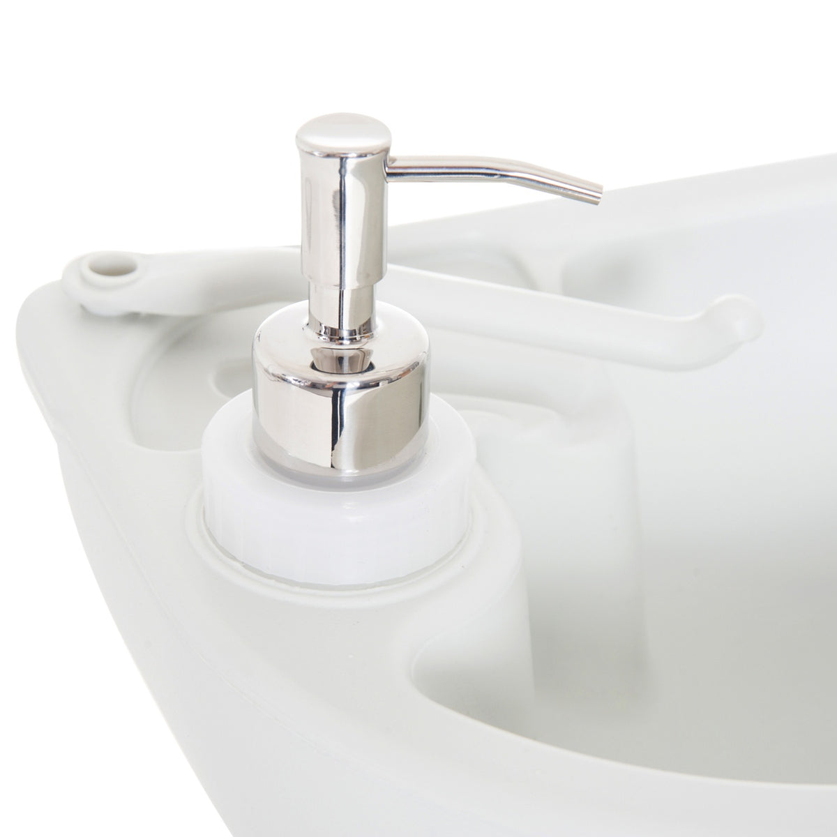 Camping Washbasin Hand Wash Basin With Collection Container For Wastewater 17L Water Tank Sink With Dispenser Mobile Hdpe Gray 83 X 50 X 103 Cm