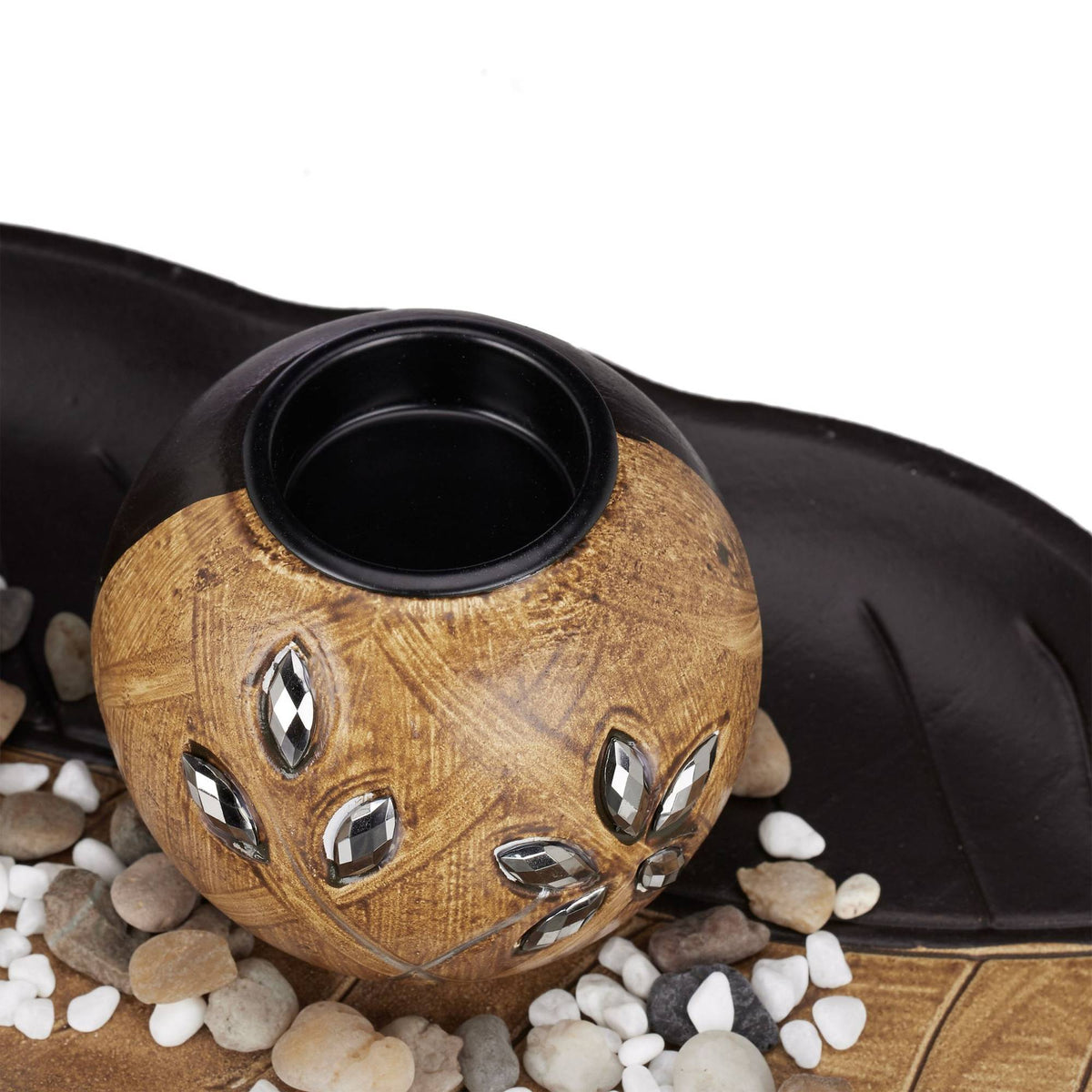 Candle holder with tealight holder