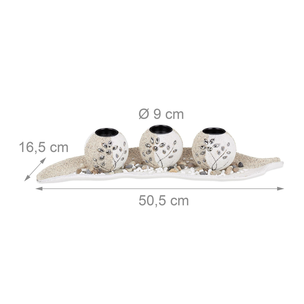 Candle holder with tealight holder