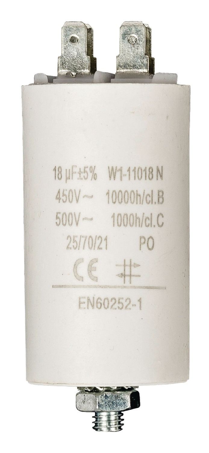 Capacitor 450V + Earth 18.0uf / 450 v + Earth