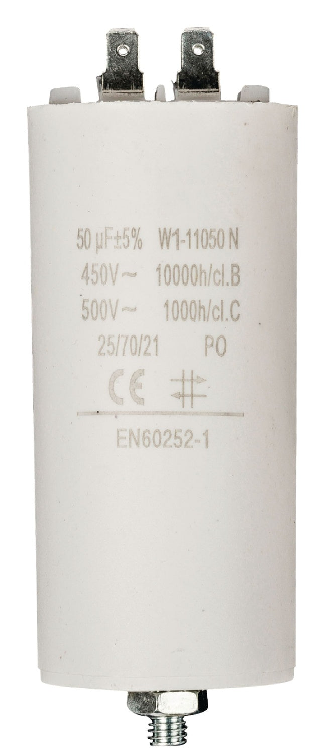 Capacitor 450V + Earth 50.0uf / 450 v + Earth