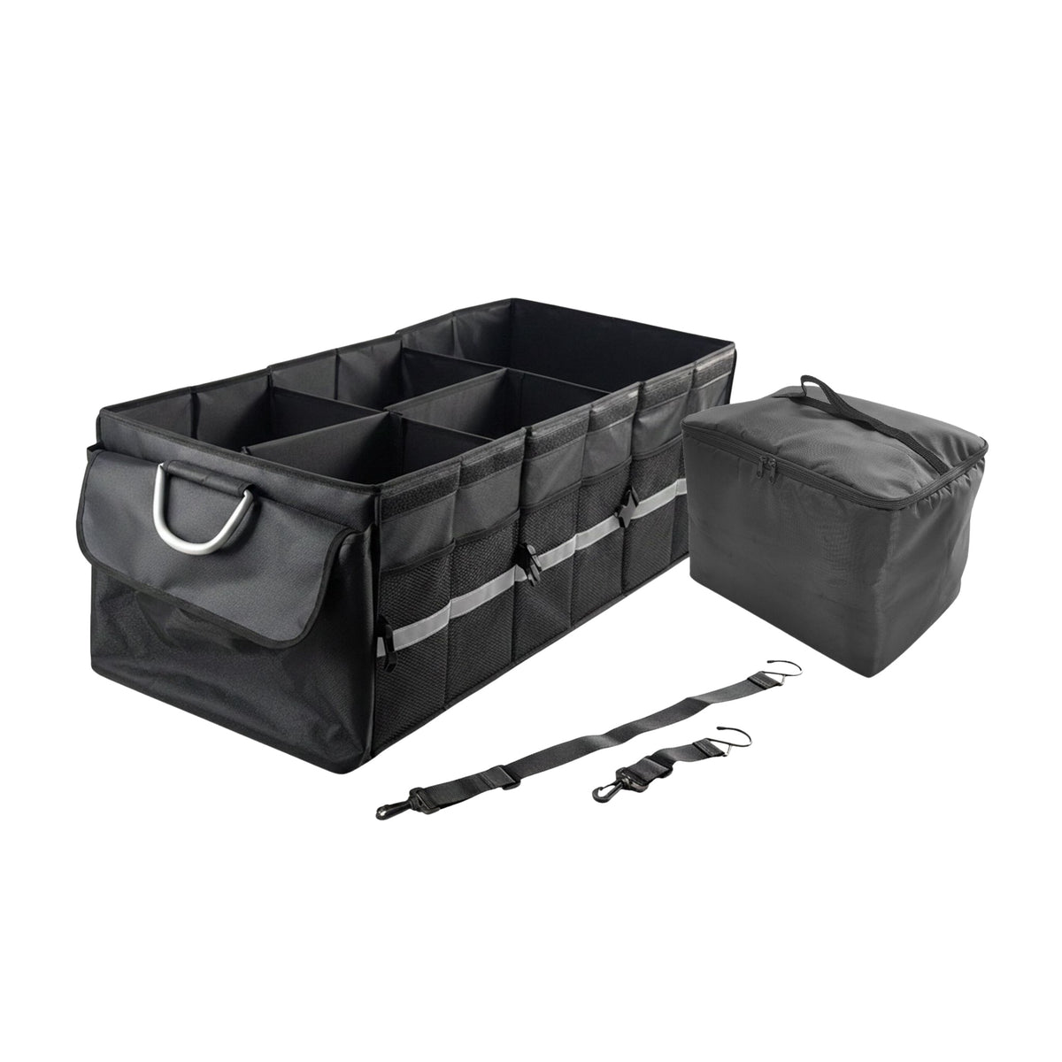 Car Boot Organizer with Insulated Cooler Bag