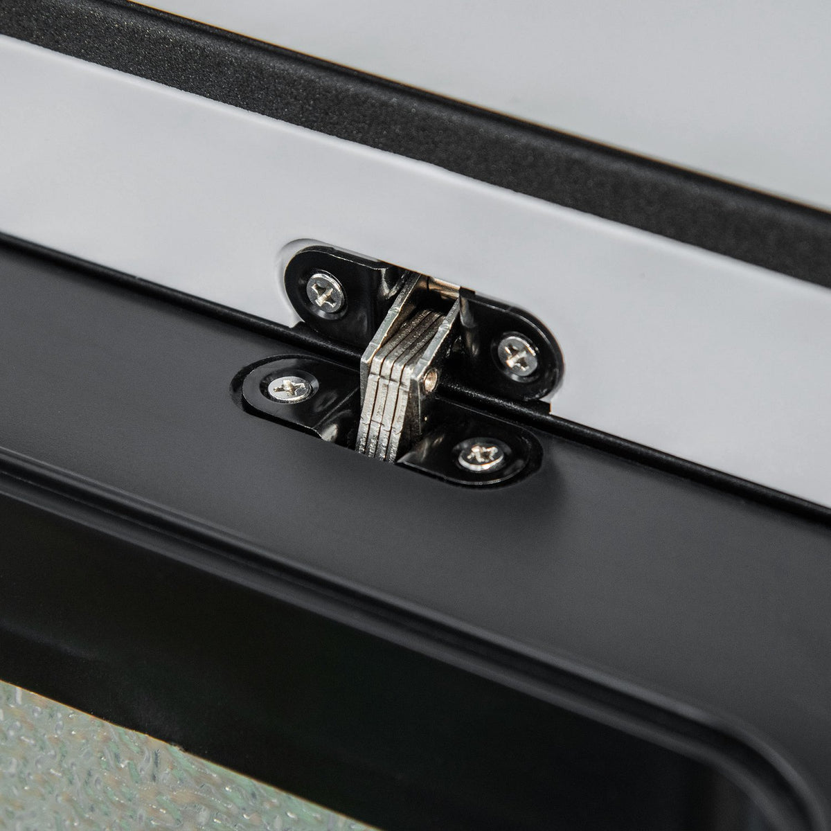 Car Cooler Box 50L With Lcd Display 2 Modes Compressor Car Fridge With Handles Boat Camper Travel 12/24V Dc And 110-240V Ac Grey+Black