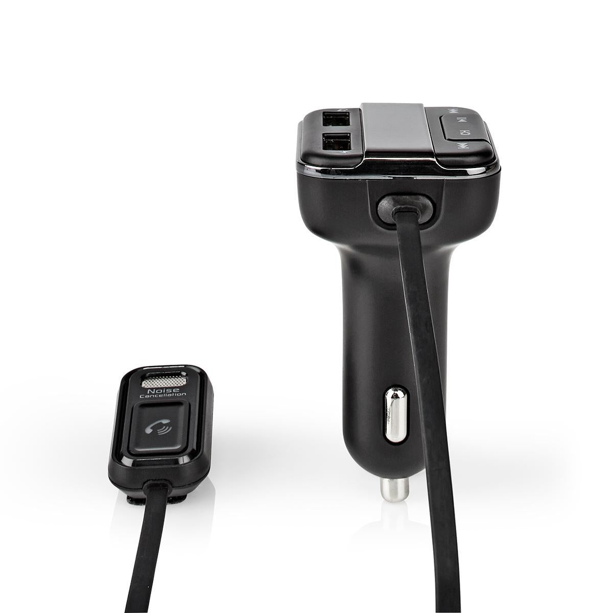 Car FM Transmitter | Fixed | Wireless calls | 0.8 " | LED Screen | Bluetooth® | 5.0 V DC / 1.0 A / 5.0 V DC / 2.4 A | Google Assistant / Siri | Gray / Black