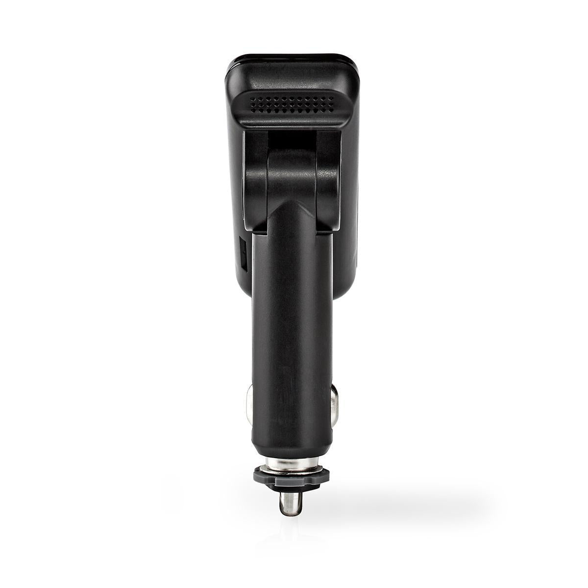 Car FM Transmitter | Tiltable | Wireless calls | 1.1 " | LED Screen | Bluetooth® | PD 18 W / 5.0 V DC / 1.0 A | Fast Charging | Google Assistant / Siri | Gray / Black