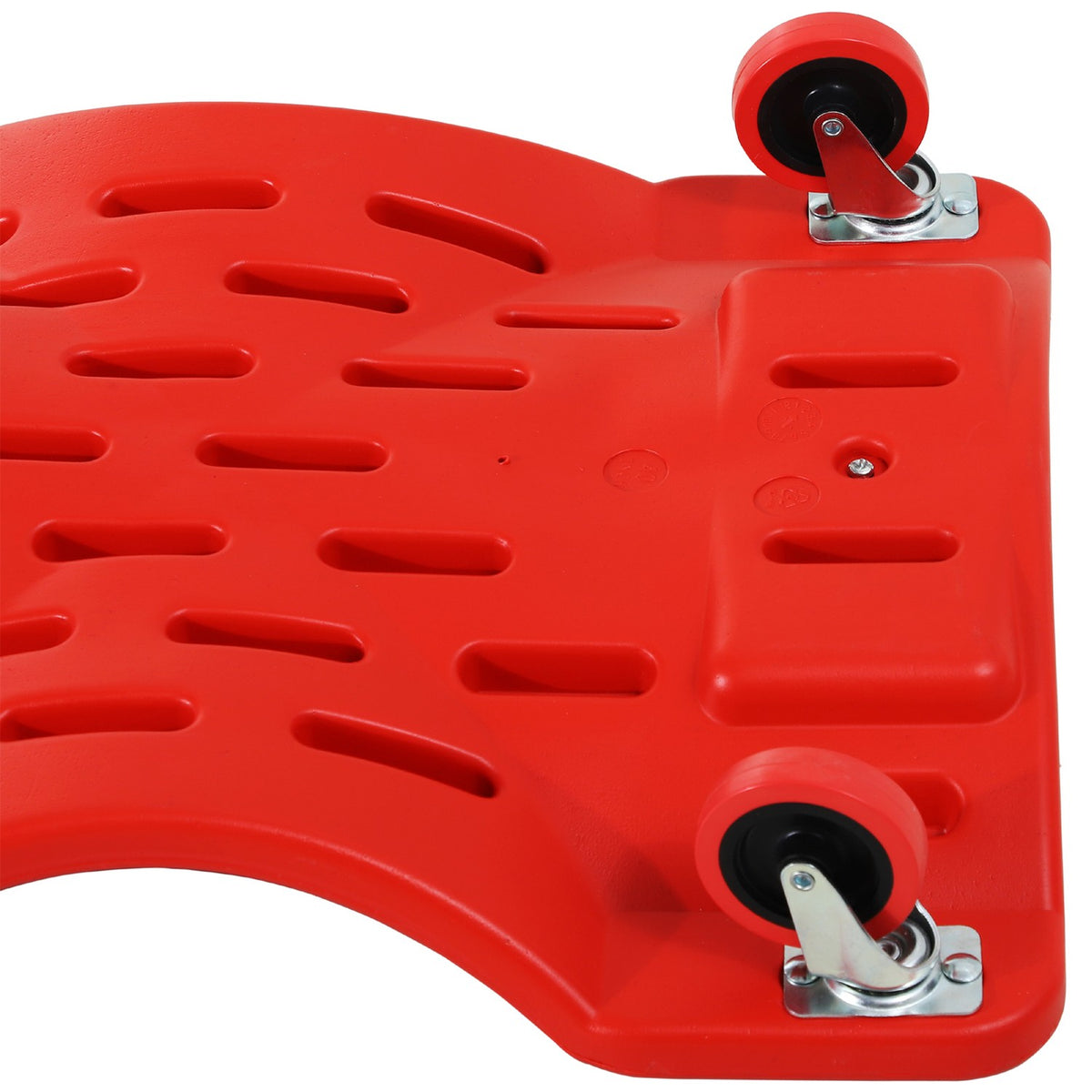 Car Rolling Board, Workshop Lounger, Car Assembly Lounger, Assembly Rolling Board With 6 Wheels, Red, Load Capacity 120 Kg
