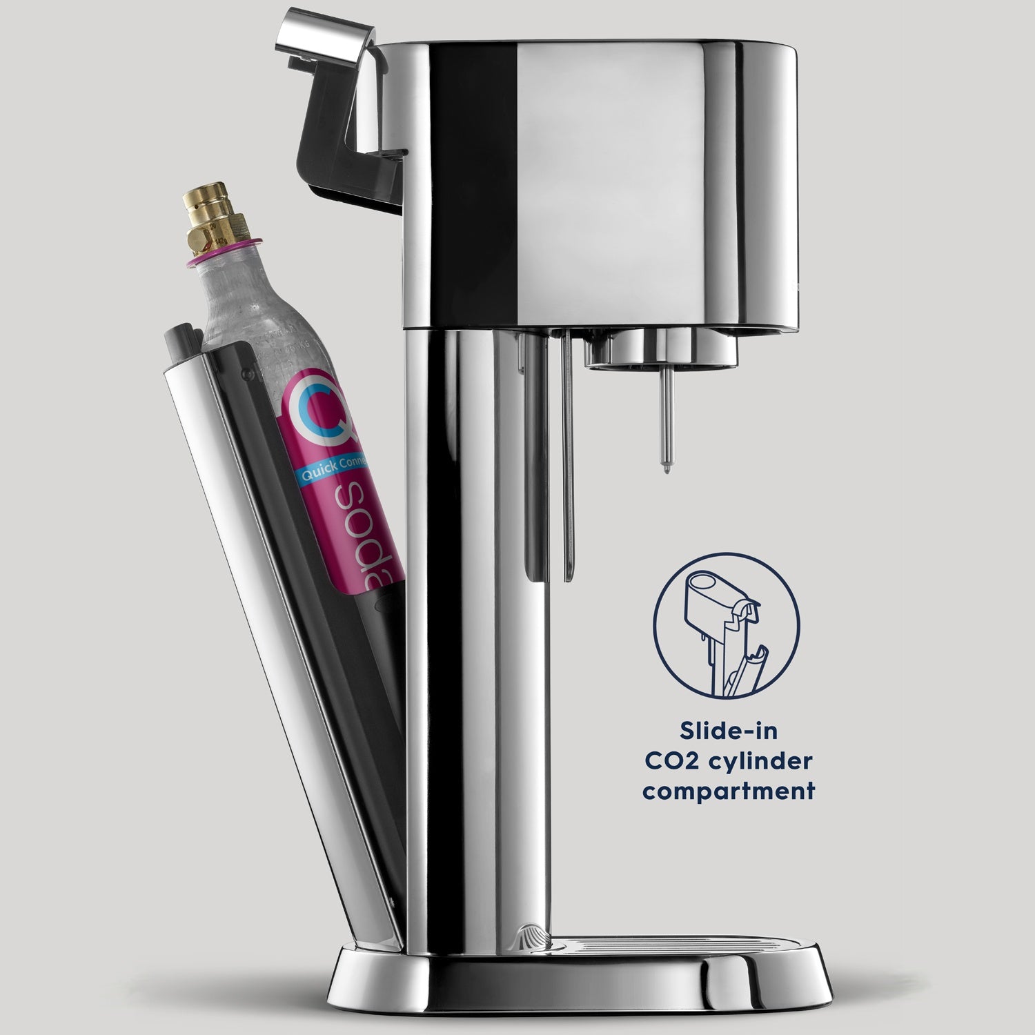 Carbonation machine enso™ Stainless Quick Connect