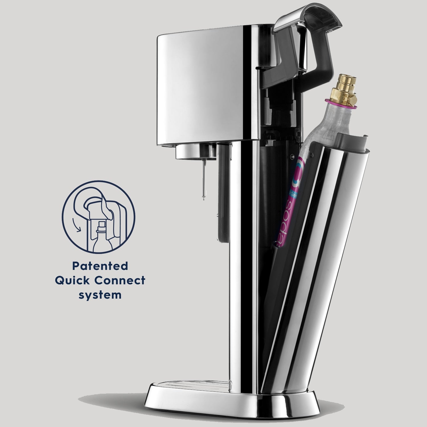 Carbonation machine enso™ Stainless Quick Connect