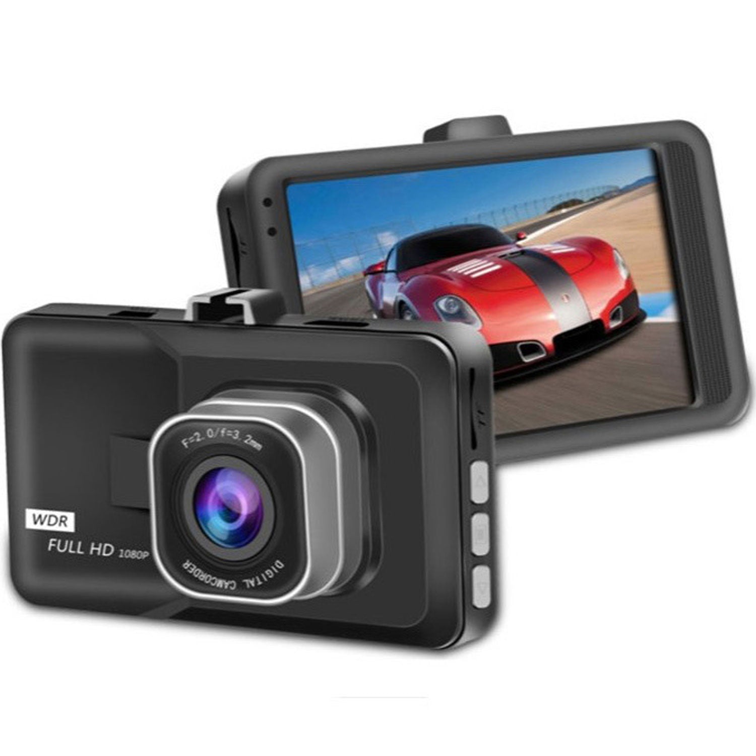 Car camera with 3" screen, G-sensor and 110° wide angle