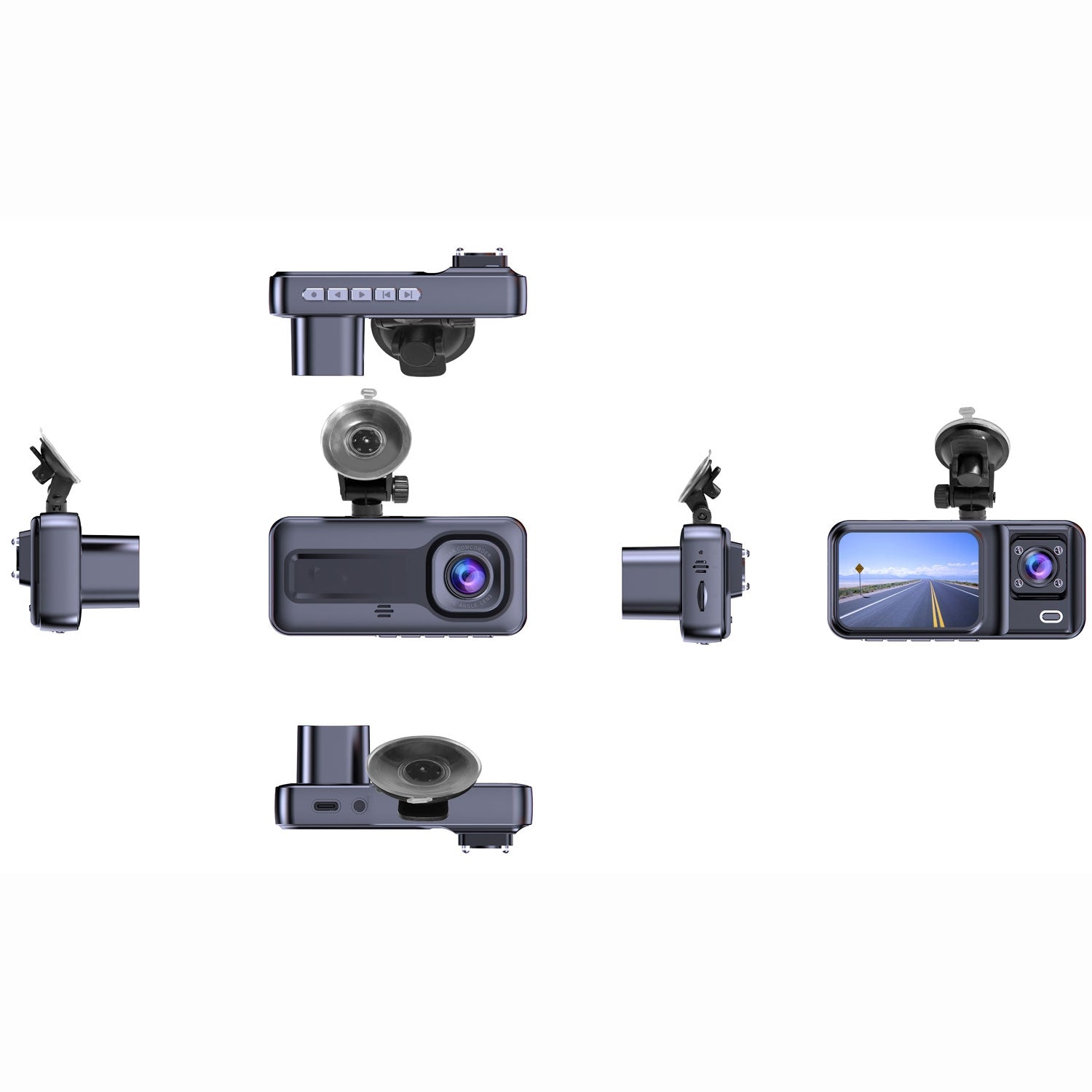 Car camera with dual lenses (front and back) CCT-2500