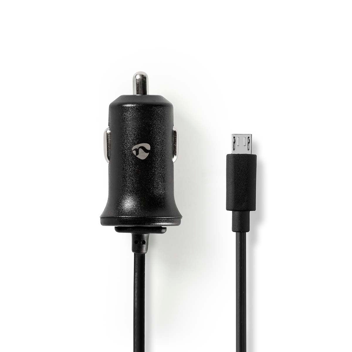 Car charger | 12 W| 1x 2.4 A| Number of outputs: 1 | Micro USB (Fixed) Cable | 1.00 m | Single Voltage Output