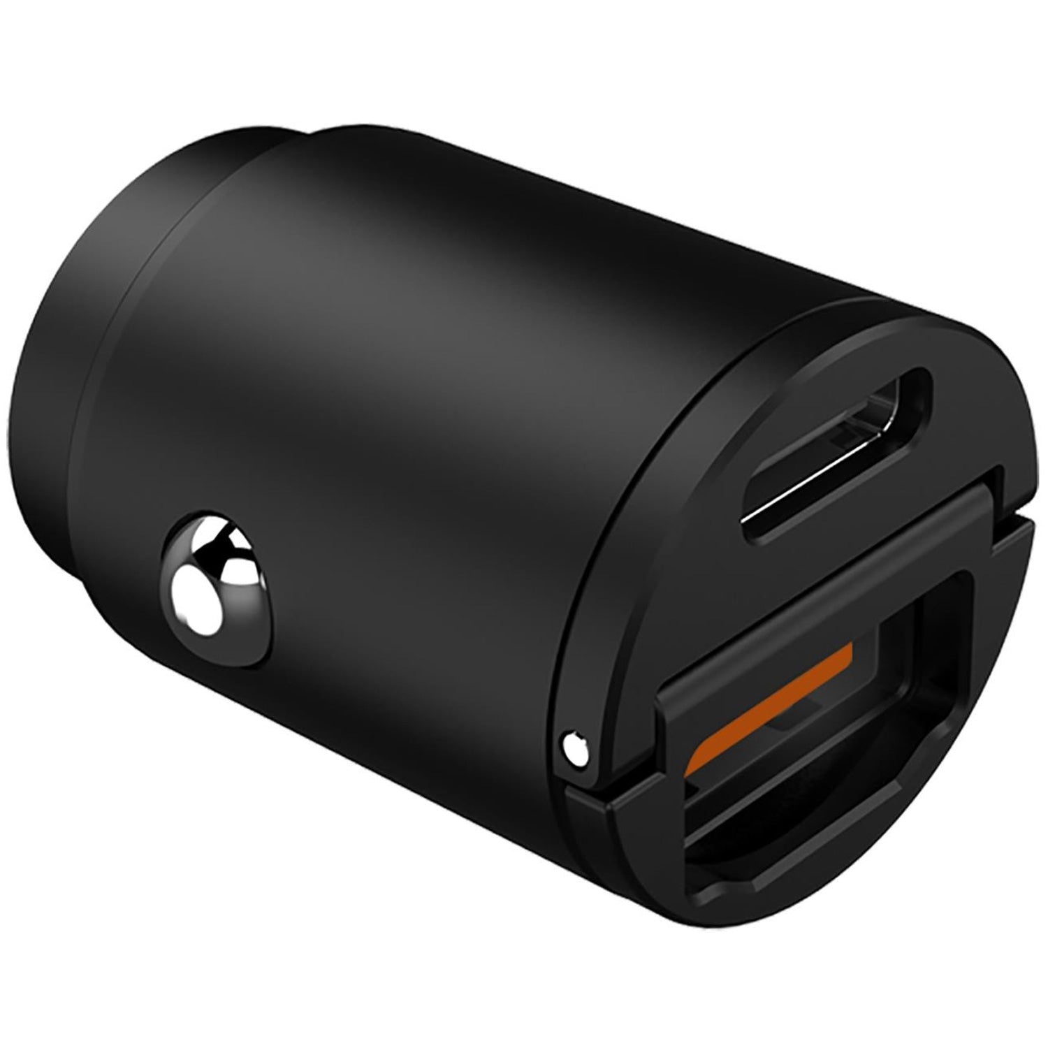 Car charger Mini 1xUSB-C PD 1xUSB 30W