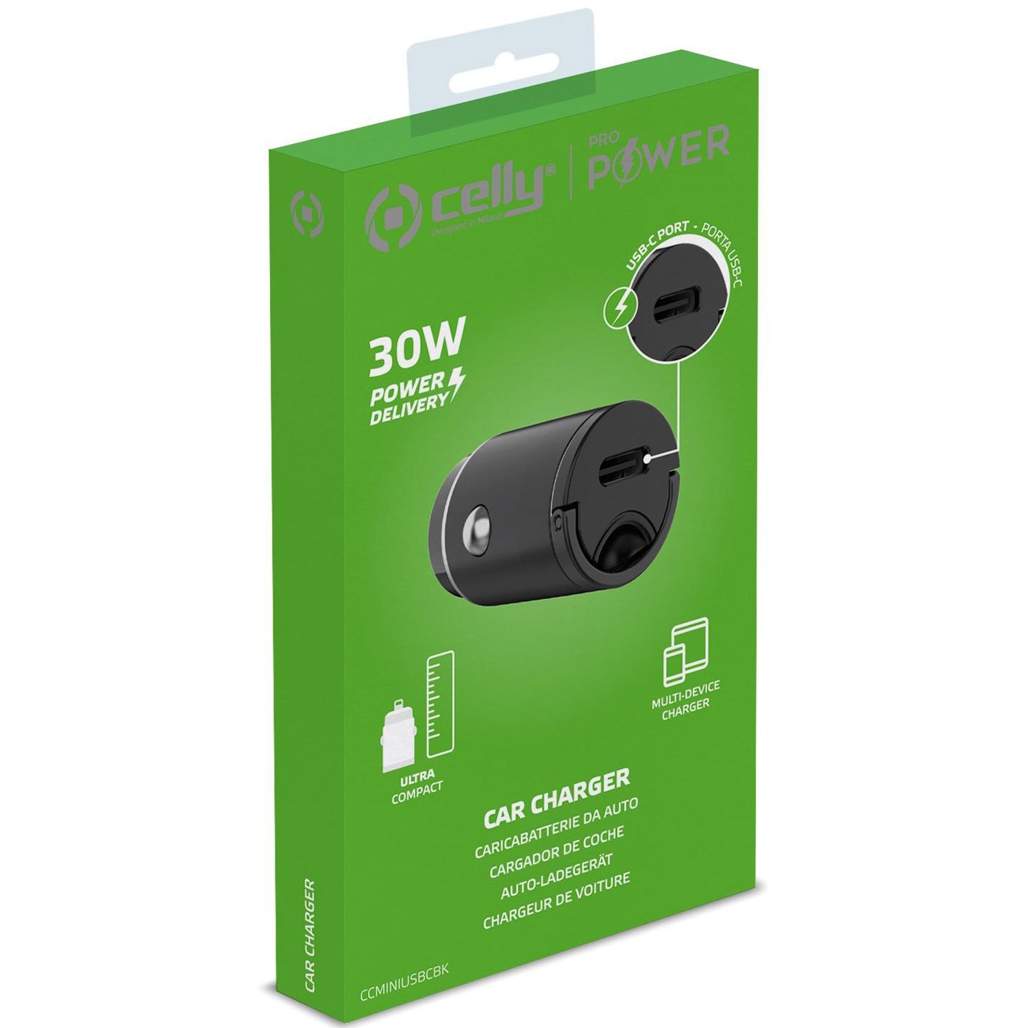 Car charger Mini 1xUSB-C PD 30W