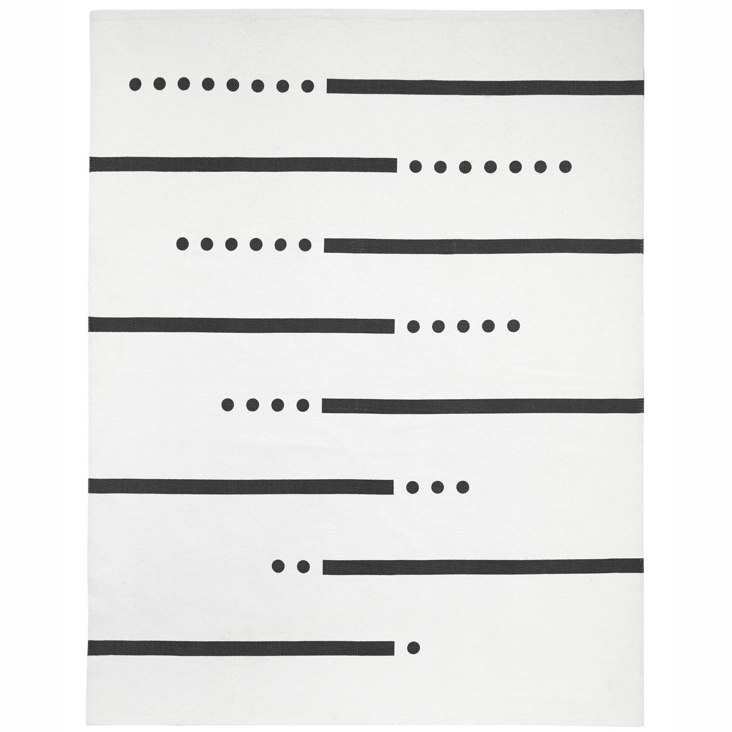 Carpet white gray 130x160 cm