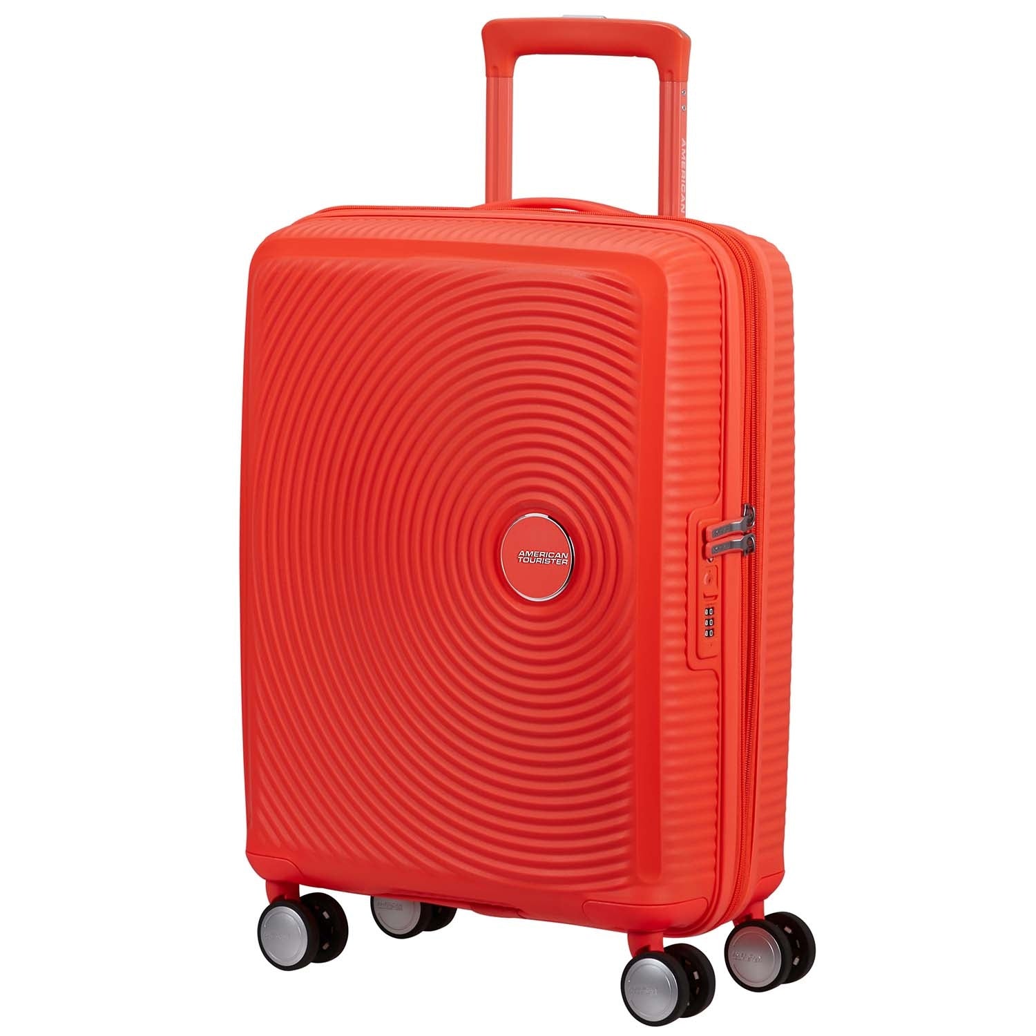 Carry-On Suitcase 55cm, Neon Orange