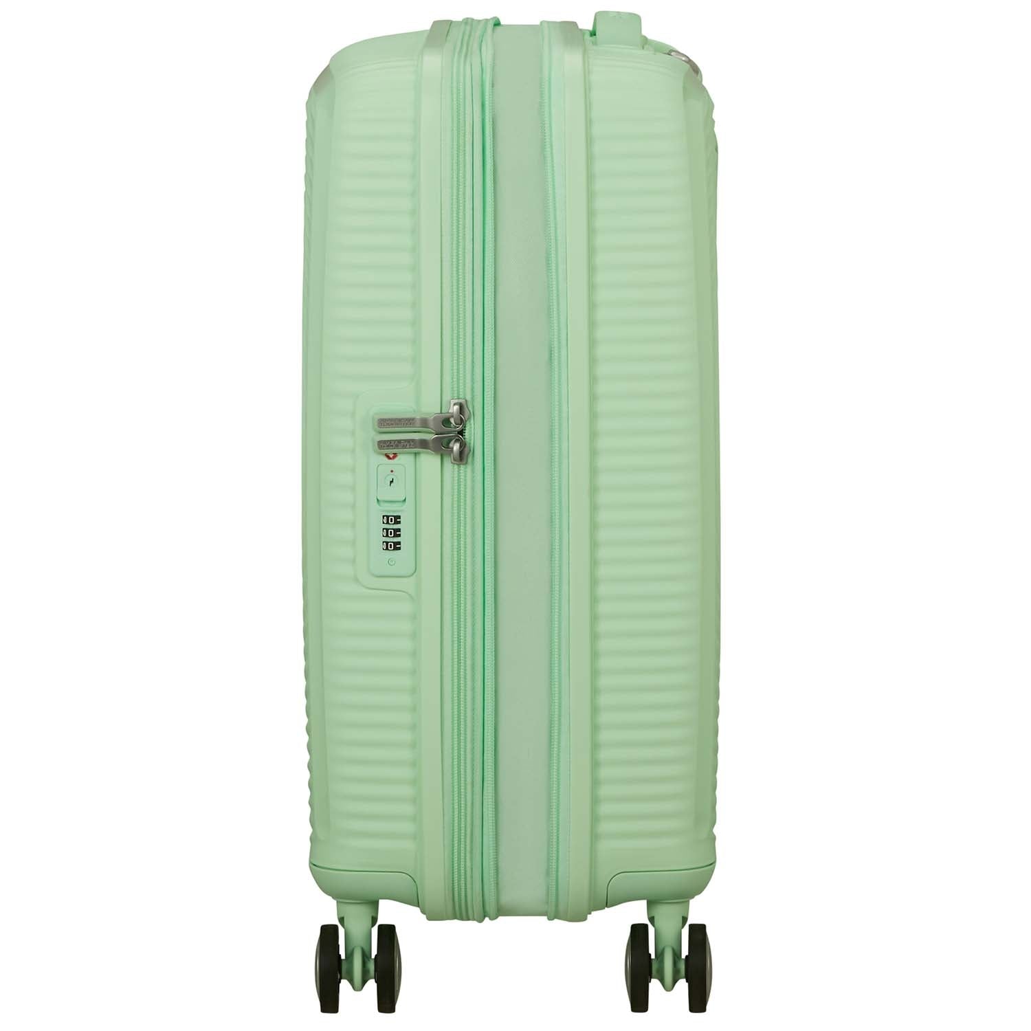 Carry-On Suitcase 55cm, Pastel Green, Hard Shell