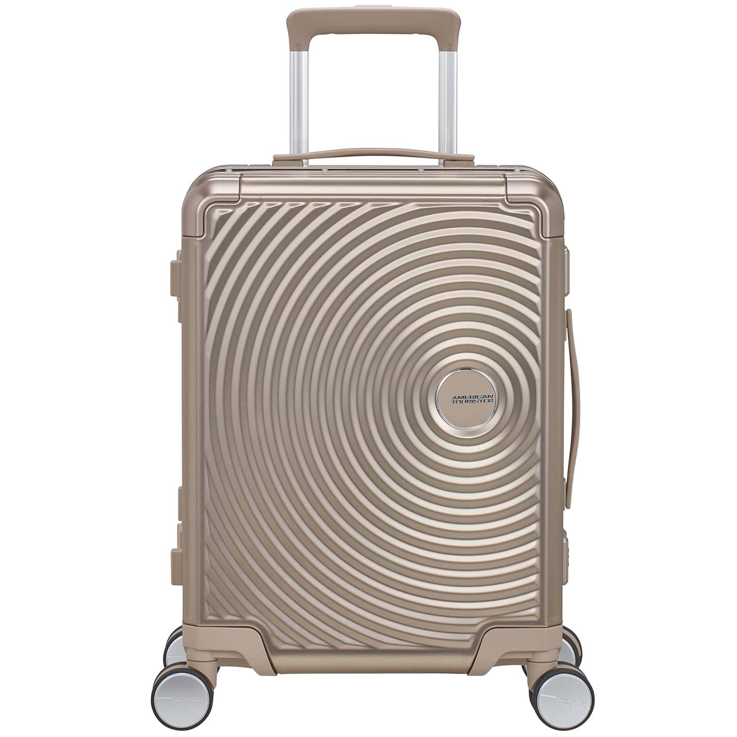 Carry-On Suitcase, Aluminum 55cm, Bronze
