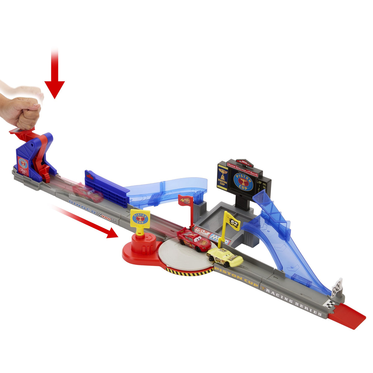 Cars Piston Cup Stunt Track Set with Lightning McQueen