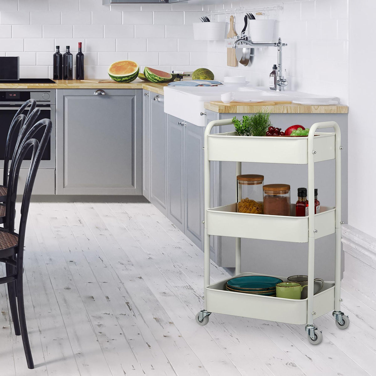 Cart with 3 shelves