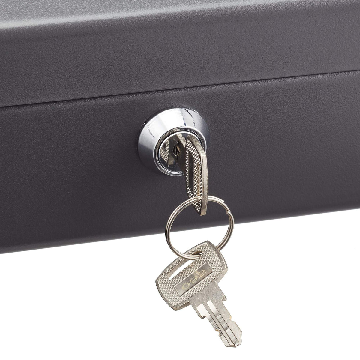 Cash box with 2 keys