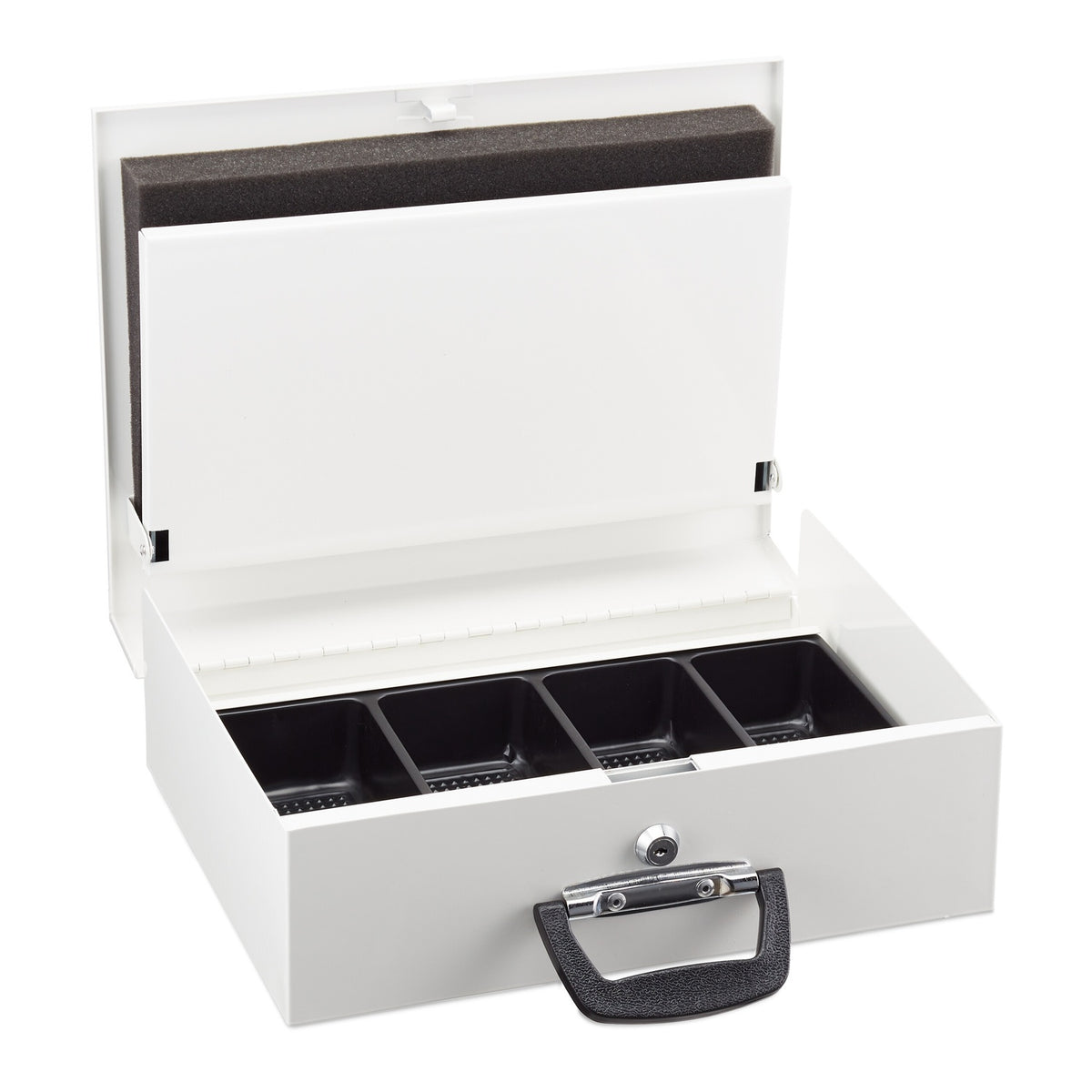 Cash drawer with coin counter