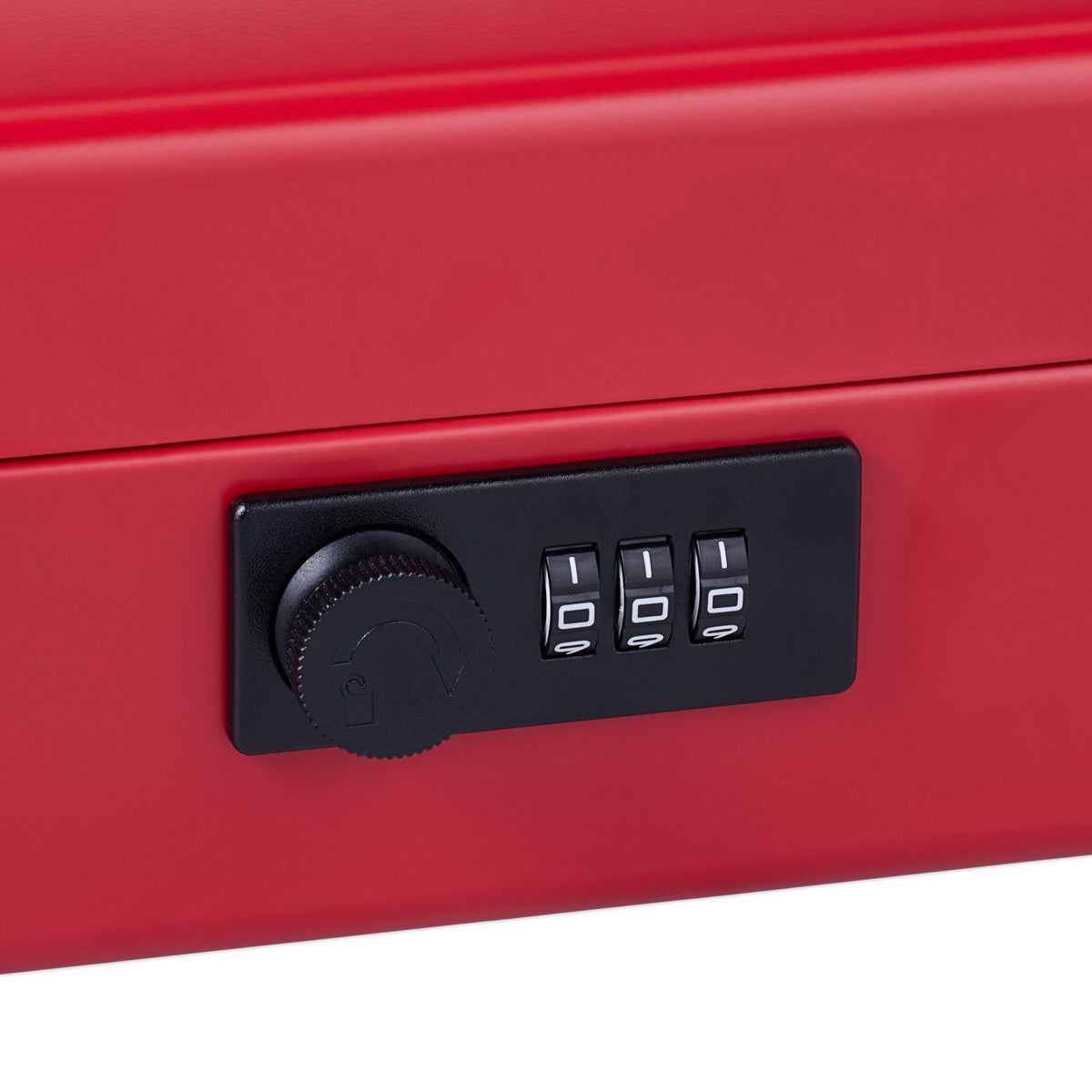 Cash drawer with combination