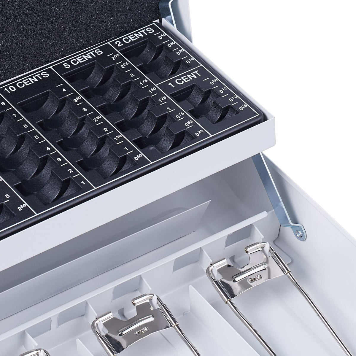Cash drawer with combination