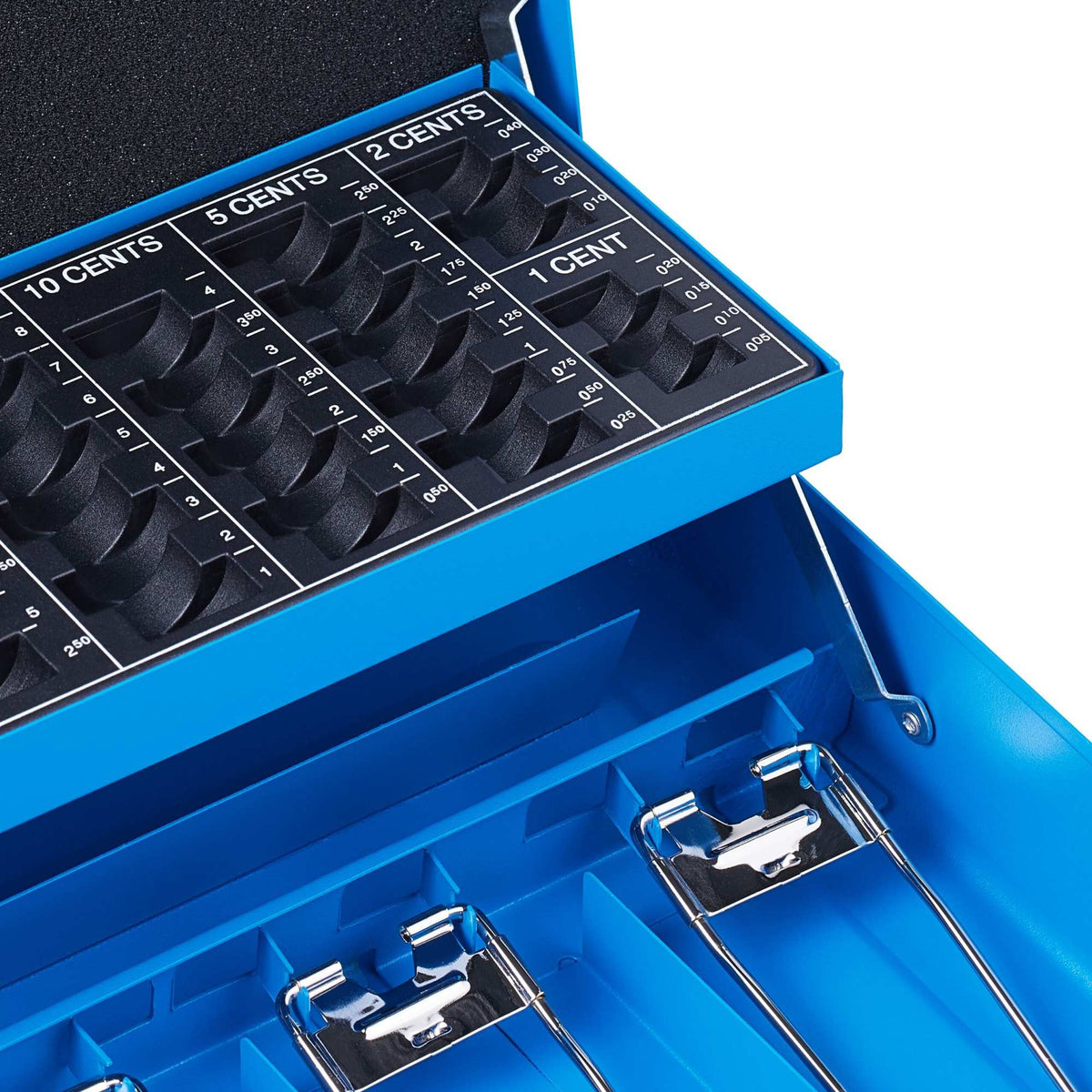 Cash drawer with combination