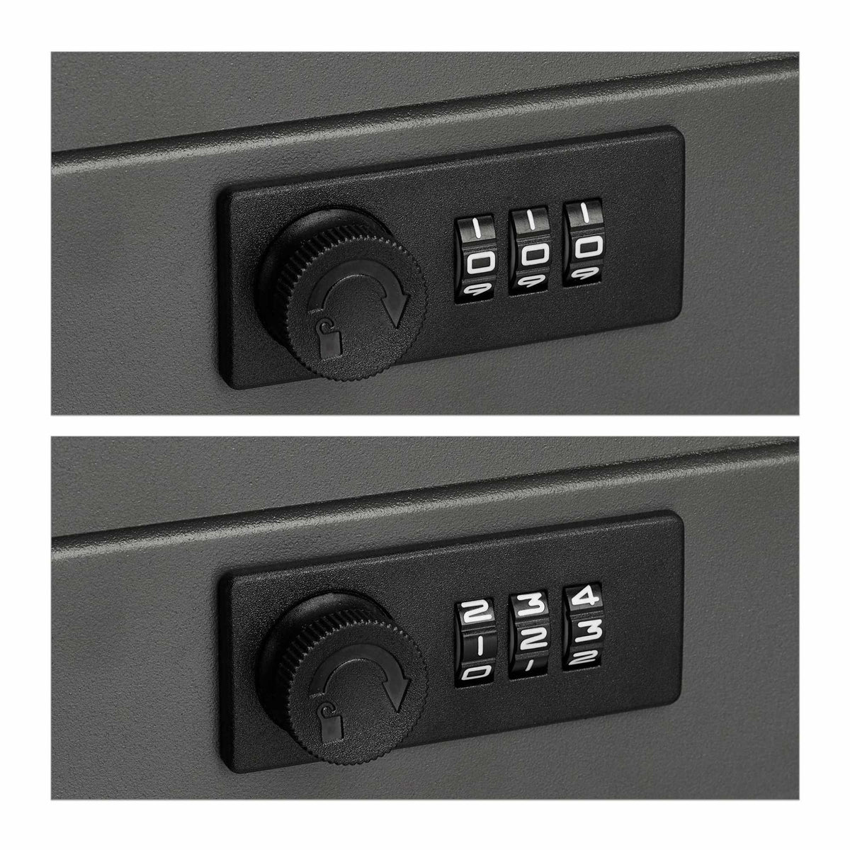 Cash drawer with combination lock