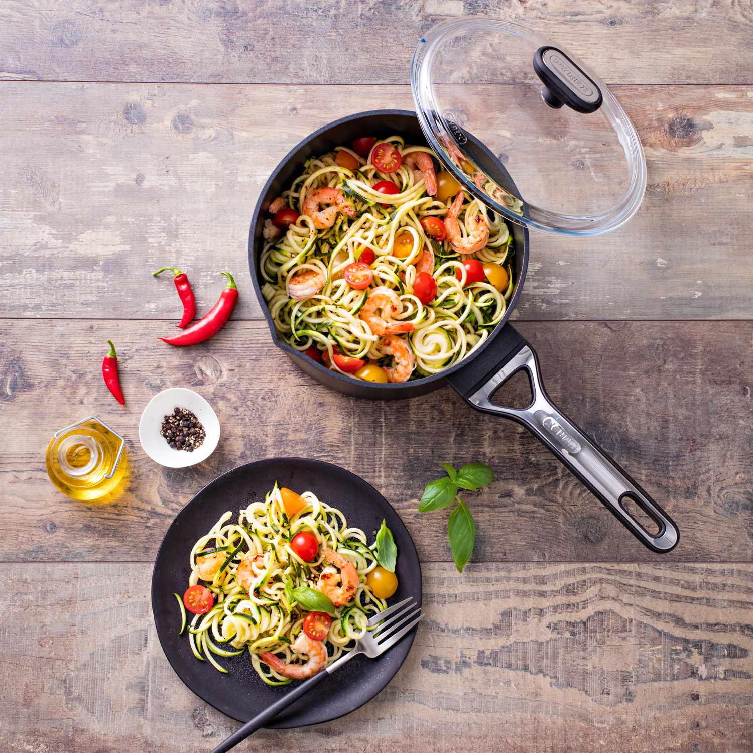 Casserole 2.2L with lid ORIGIN+