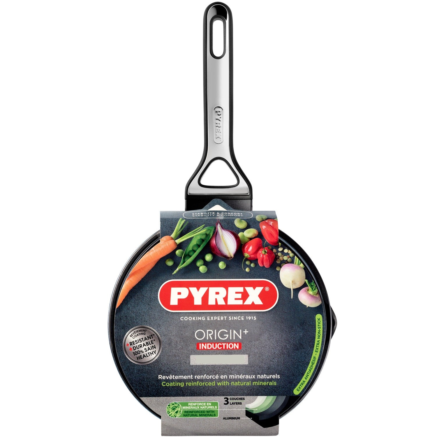 Casserole 2.2L with lid ORIGIN+