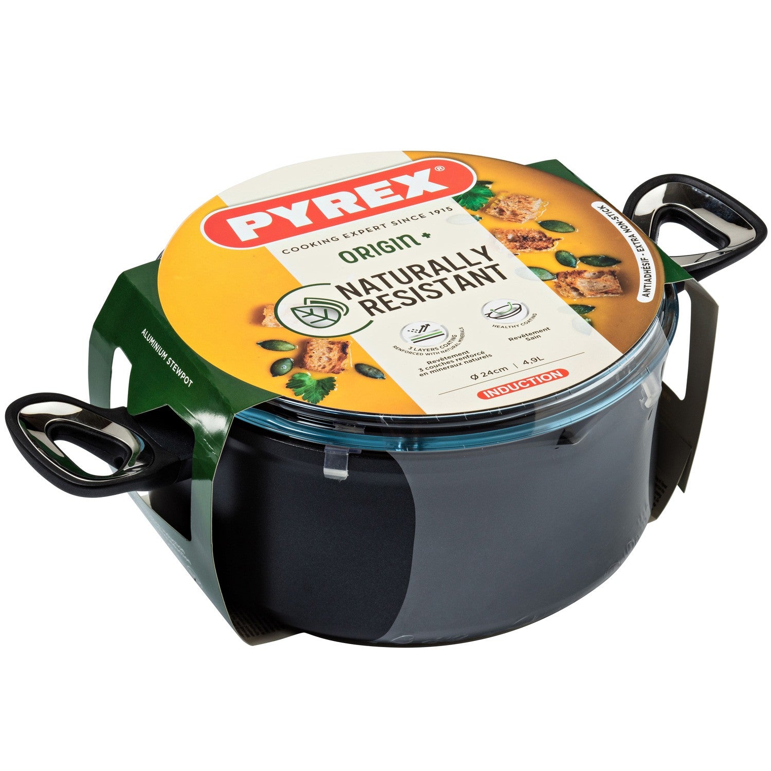 Casserole 4.9L WITH LID ORIGIN+