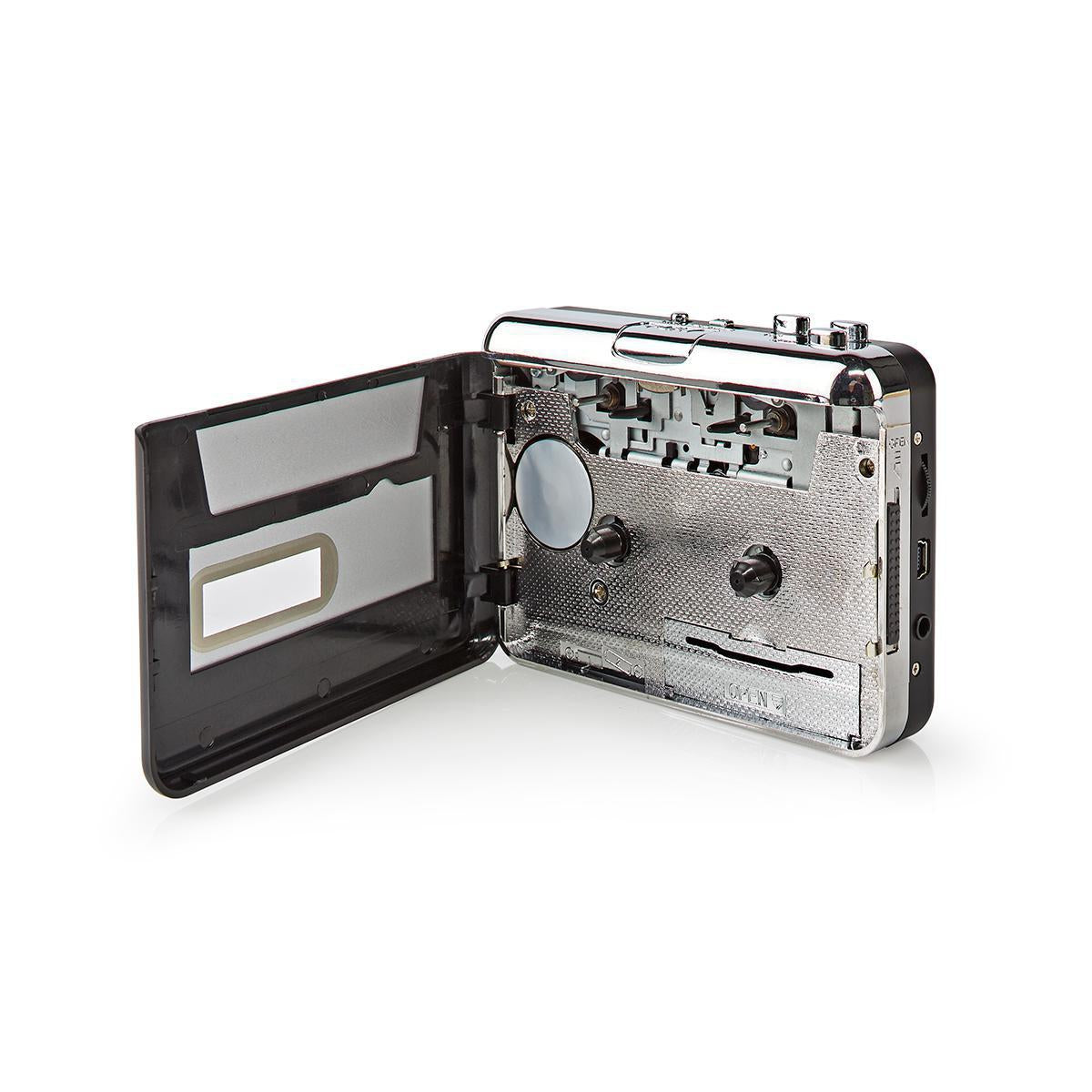 Cassette Converter | Portable | Connection output: 1x 3.5 mm / 1x Mini USB | Accessories: USB cable | Battery powered / USB power