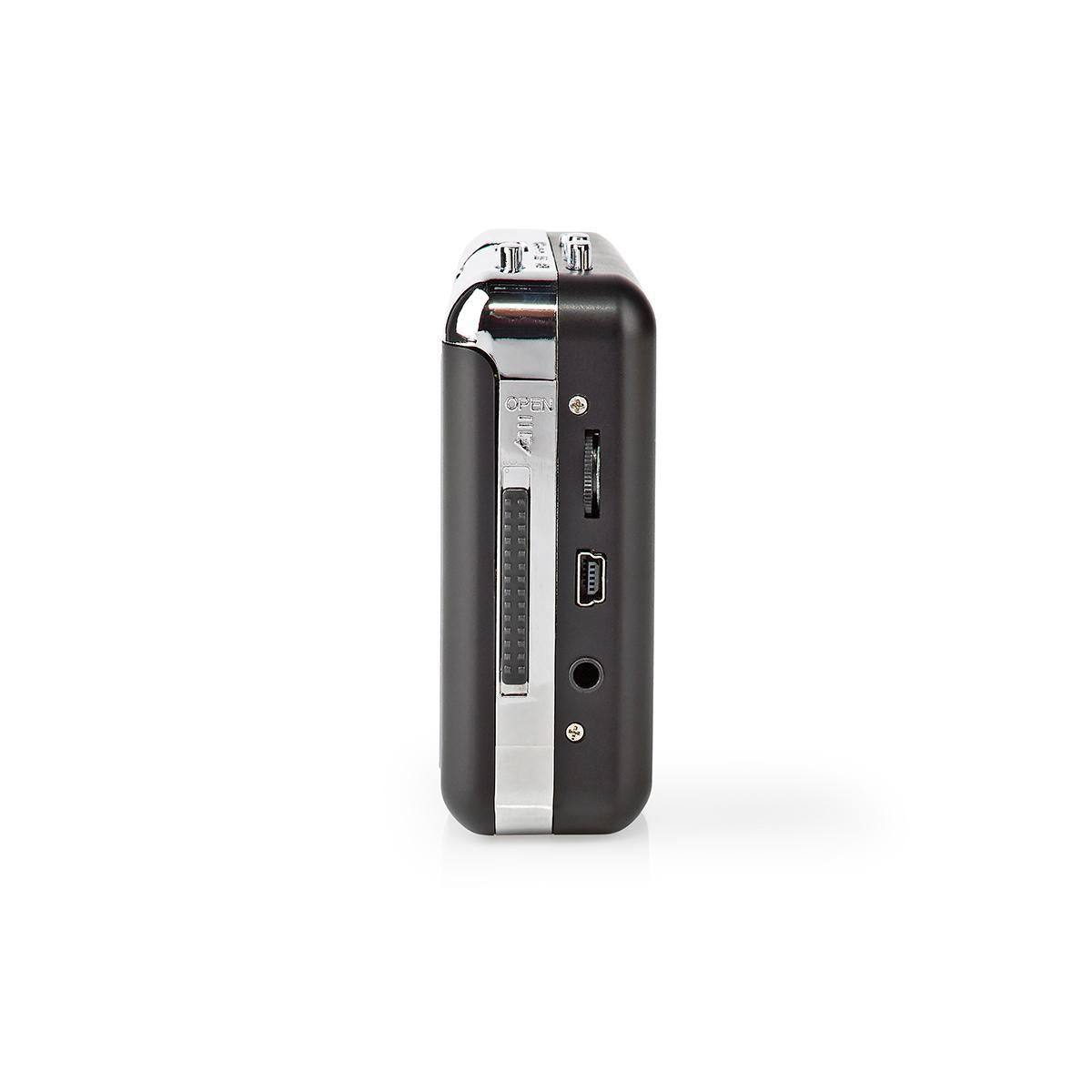 Cassette Converter | Portable | Connection output: 1x 3.5 mm / 1x Mini USB | Accessories: USB cable | Battery powered / USB power