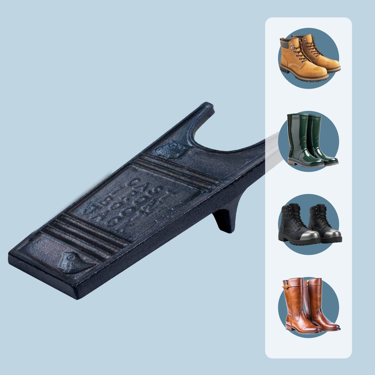 Cast Iron Boot Jack – Easy Shoe Removal Tool
