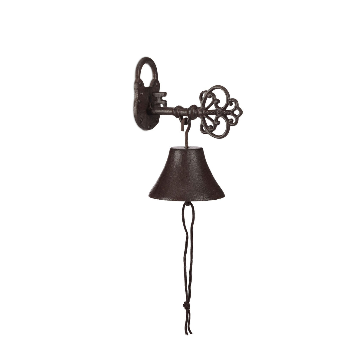 Cast Iron Door Bell Key & Lock