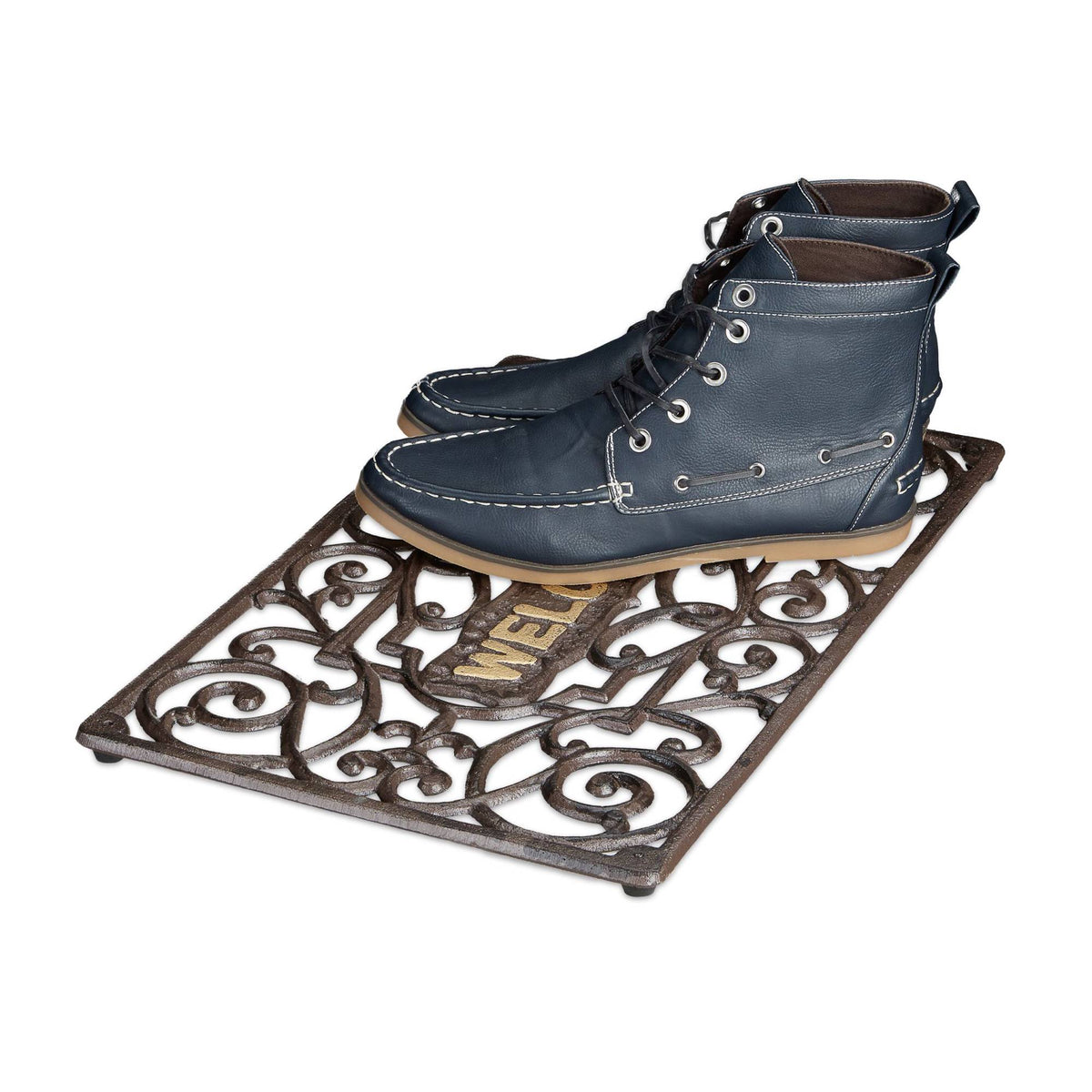 Cast Iron Doormat, Antique Design, Non-Slip, Outdoor Use