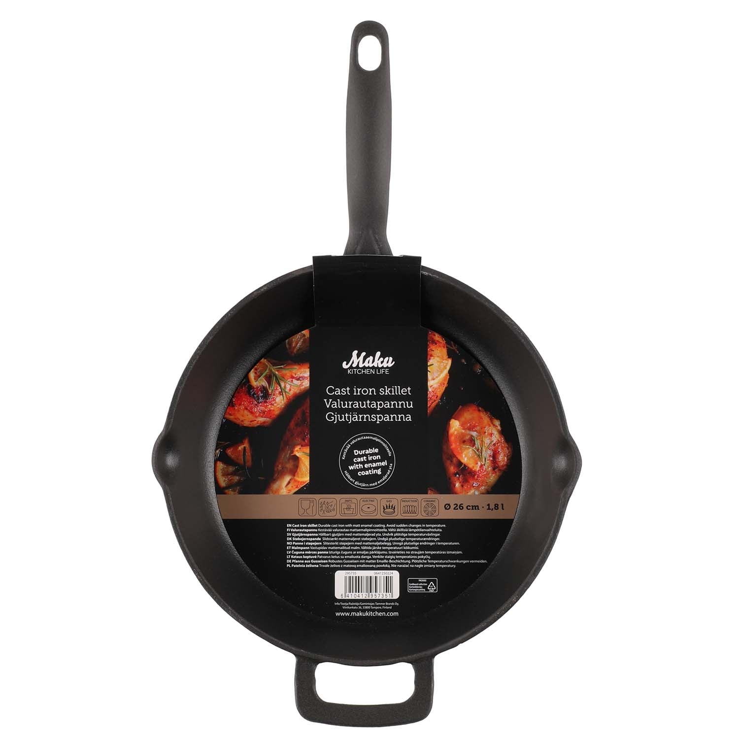 Cast Iron Frying Pan, 26 cm